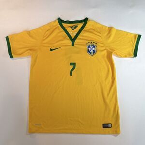 Youth XL Nike Brazil National Team Soccer Jersey Hulk #7